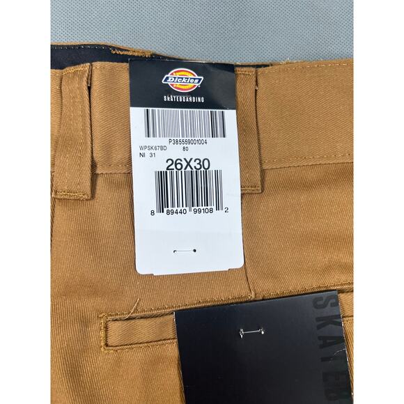 NWT DICKIES Skate Twill Pants 26x30 - Picture 4 of 5
